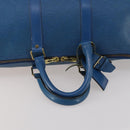 LOUIS VUITTON Epi Keepall 45 Boston Bag Blue M42975 LV Auth 201910-7