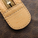 CELINE Macadam Canvas Boston Bag PVC Leather Brown Gold Auth 201911-12