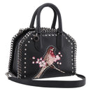 Stella MacCartney Chain Falabella Box Bag Leather 2way Black 455137 Auth 201913V-1