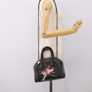 Stella MacCartney Chain Falabella Box Bag Leather 2way Black 455137 Auth 201913V-26