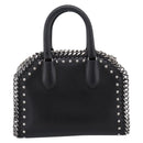 Stella MacCartney Chain Falabella Box Bag Leather 2way Black 455137 Auth 201913V-3