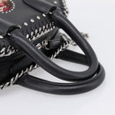 Stella MacCartney Chain Falabella Box Bag Leather 2way Black 455137 Auth 201913V-7