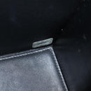 CHANEL Chain Hand Bag Patent leather Black Gold CC Auth 201914V-12