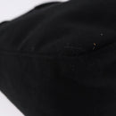 FENDI Mamma Baguette Shoulder Bag Wool Black Silver Auth 201915V-15