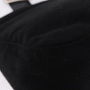 FENDI Mamma Baguette Shoulder Bag Wool Black Silver Auth 201915V-17