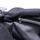 FENDI Mamma Baguette Shoulder Bag Wool Black Silver Auth 201915V-23