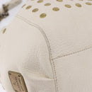 BURBERRY Chain Purse Blue Label Shoulder Bag Leather White Auth 201916-11