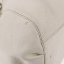 BURBERRY Chain Purse Blue Label Shoulder Bag Leather White Auth 201916-15