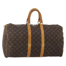 LOUIS VUITTON Monogram Keepall 45 Boston Bag M41428 LV Auth 201917-1