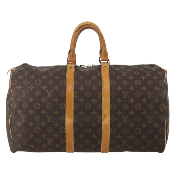 LOUIS VUITTON Monogram Keepall 45 Boston Bag M41428 LV Auth 201917