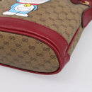 GUCCI GUCCI × Doraemon Micro GG Supreme Bag PVC Beige Gold 647801 Auth 201921SAM-9
