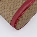 GUCCI GUCCI × Doraemon Micro GG Supreme Bag PVC Beige Gold 647801 Auth 201921SAM-16
