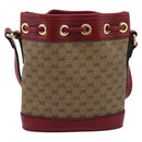 GUCCI GUCCI × Doraemon Micro GG Supreme Bag PVC Beige Gold 647801 Auth 201921SAM-2