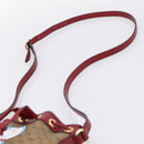 GUCCI GUCCI × Doraemon Micro GG Supreme Bag PVC Beige Gold 647801 Auth 201921SAM-8