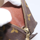 LOUIS VUITTON Monogram Trousse Demi Ronde Cosmetic Pouch M47520 LV Auth 201923-12
