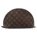 LOUIS VUITTON Monogram Trousse Demi Ronde Cosmetic Pouch M47520 LV Auth 201923-2