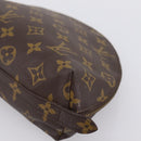 LOUIS VUITTON Monogram Trousse Demi Ronde Cosmetic Pouch M47520 LV Auth 201923-7