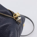Miu Miu Hand Bag Leather 2way Navy Gold Auth 201925-20