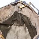 Miu Miu Hand Bag Leather 2way Navy Gold Auth 201925-23