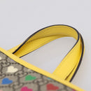 GUCCI GG Supreme Children's Hand Bag PVC Beige 605614 Auth 201926V-8