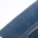 Christian Dior Trotter Canvas Hand Bag Navy Gold Auth 201927-17