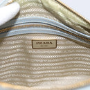 PRADA Boston Bag Saffiano leather 2way Light Blue Gold Auth 201928A-23