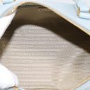 PRADA Boston Bag Saffiano leather 2way Light Blue Gold Auth 201928A-11