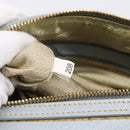 PRADA Boston Bag Saffiano leather 2way Light Blue Gold Auth 201928A-12