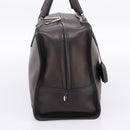 LOEWE Amazona 36 Hand Bag Leather Bronze Silver Auth 201931V-3