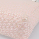 Christian Dior Trotter Canvas Tote Bag Pink Silver Auth 201935A-12