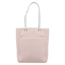 Christian Dior Trotter Canvas Tote Bag Pink Silver Auth 201935A-2