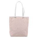 Christian Dior Trotter Canvas Tote Bag Pink Silver Auth 201935A-3
