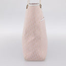 Christian Dior Trotter Canvas Tote Bag Pink Silver Auth 201935A-4