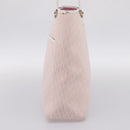 Christian Dior Trotter Canvas Tote Bag Pink Silver Auth 201935A-5
