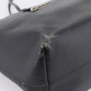 FENDI Monster Tote Bag Leather Black Silver Auth 201937-11