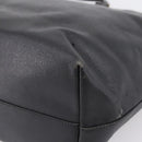 FENDI Monster Tote Bag Leather Black Silver Auth 201937-12