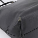 FENDI Monster Tote Bag Leather Black Silver Auth 201937-13