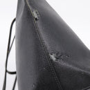 FENDI Monster Tote Bag Leather Black Silver Auth 201937-14