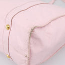 Miu Miu Tote Bag Patent leather Pink Gold Auth 201938-15