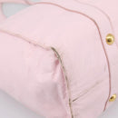 Miu Miu Tote Bag Patent leather Pink Gold Auth 201938-16