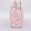 Miu Miu Tote Bag Patent leather Pink Gold Auth 201938-3
