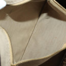 Christian Dior Trotter Canvas Boston Bag Brown Gold Auth 201940-20