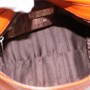 Salvatore Ferragamo Sofia Gancini Bag Leather 2way Orange Silver Auth 201941A-11