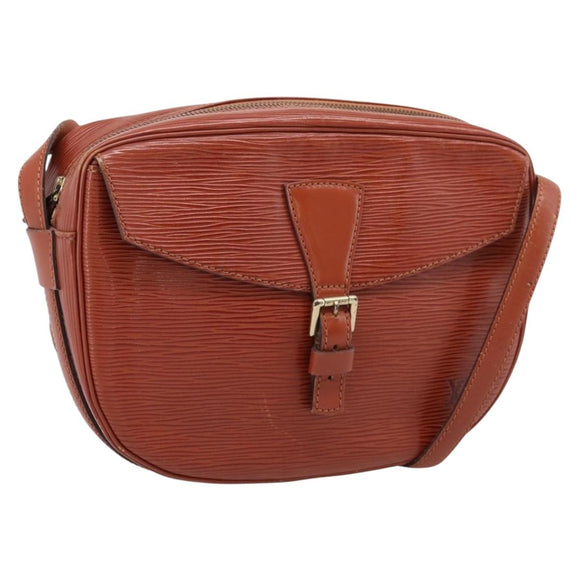 LOUIS VUITTON Epi Jeune FilleMM Shoulder Bag Brown M52153 LV Auth 201943
