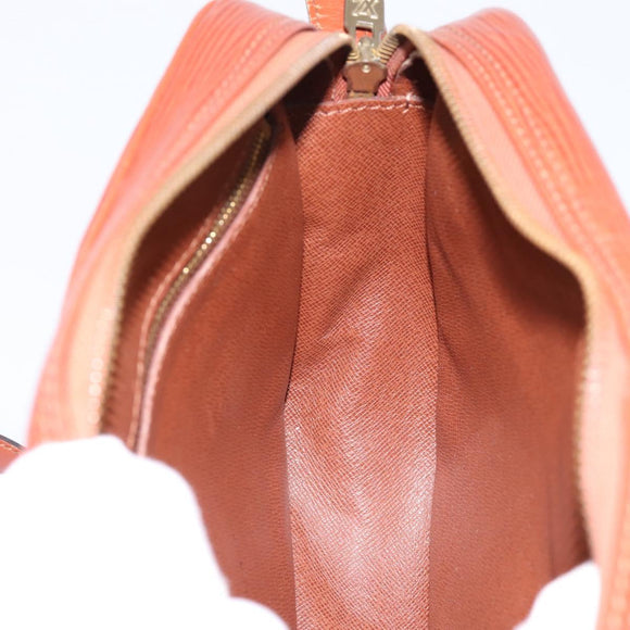 LOUIS VUITTON Epi Jeune FilleMM Shoulder Bag Brown M52153 LV Auth 201943