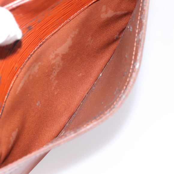 LOUIS VUITTON Epi Jeune FilleMM Shoulder Bag Brown M52153 LV Auth 201943