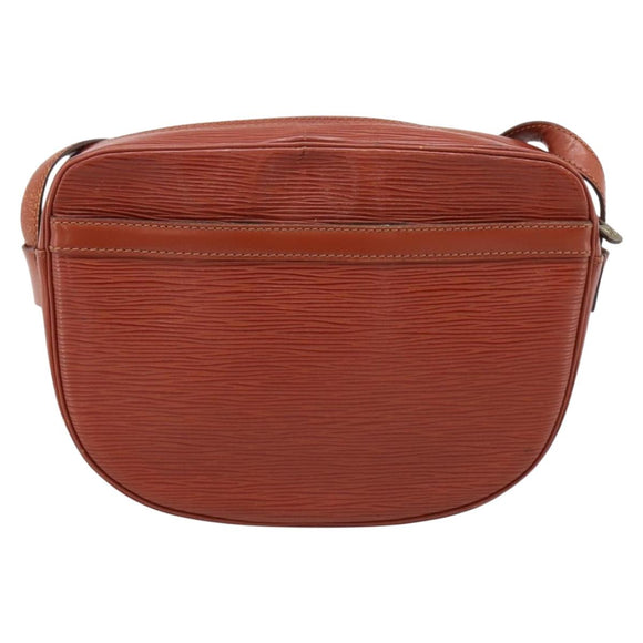 LOUIS VUITTON Epi Jeune FilleMM Shoulder Bag Brown M52153 LV Auth 201943