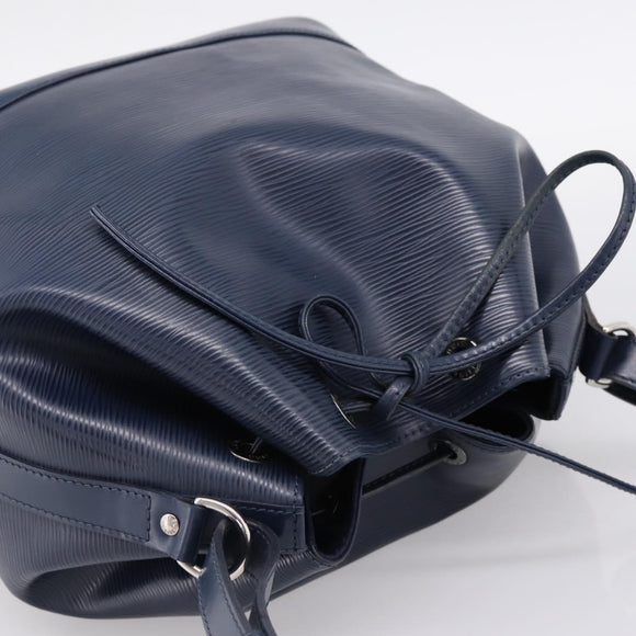 LOUIS VUITTON Epi Petit Noe Shoulder Bag Indigo M40675 LV Auth 201946A