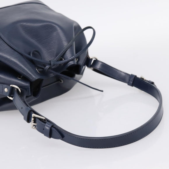 LOUIS VUITTON Epi Petit Noe Shoulder Bag Indigo M40675 LV Auth 201946A