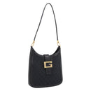 GUCCI GG Canvas Shoulder Bag Black Gold 001 4142 Auth 201947A-1
